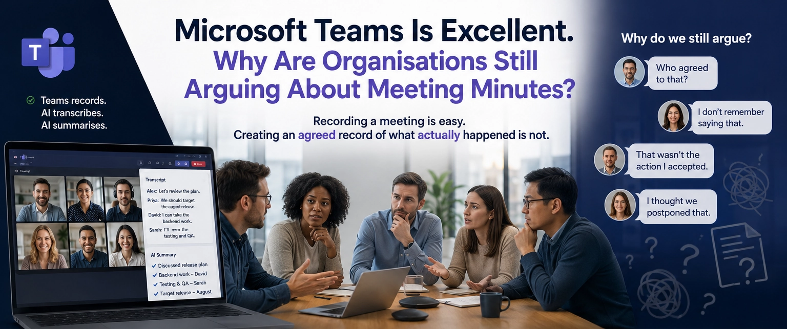 Teams users verify transcript